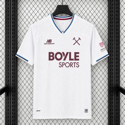 26/27 West Ham United Away Soccer Jersey