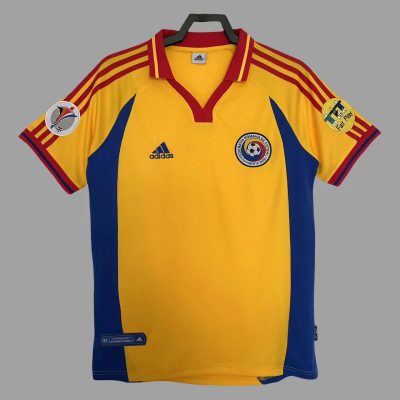 2000 Romania Home Retro Soccer Jersey