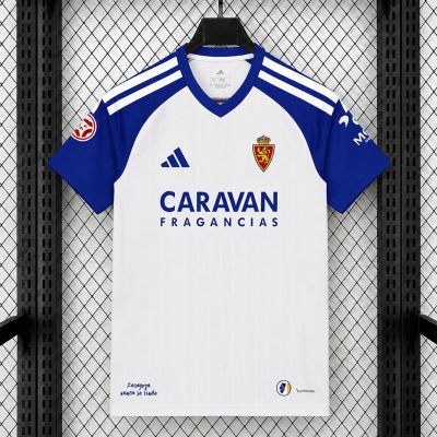 26/27 Real Zaragoza Home Soccer Jersey