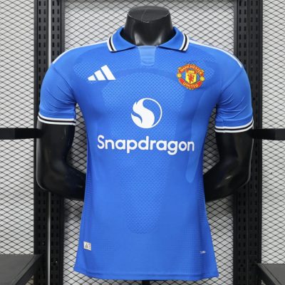 26/27 Manchester United Special Player Version Blue Soccer Jersey