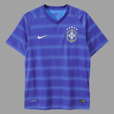 2014 Brazil Away Retro Soccer Jersey