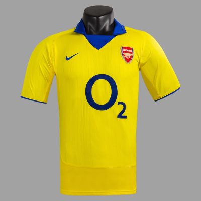 03/04 Arsenal Away Retro Soccer Jersey