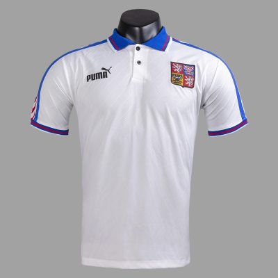 1996 Czech Away Retro Soccer Jersey