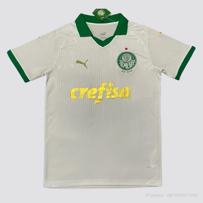 24/25 Palmeiras away white soccer jersey yupoo