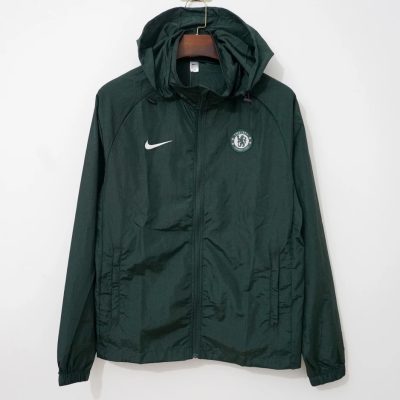 25/26 Chelsea Dark Green Windbreaker