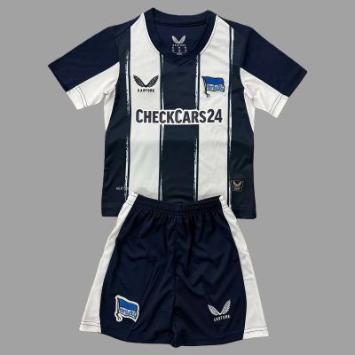 25/26 Hertha BSC Home Kids Soccer Jersey Size 16-28