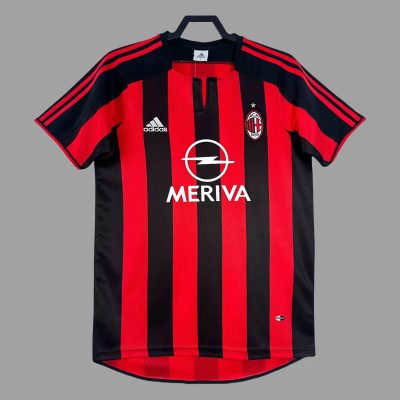 03/04 AC Milan Home Retro Soccer Jersey