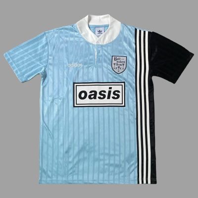 95/96 Oasis Boltmakers Arms Blue Retro Soccer Jersey