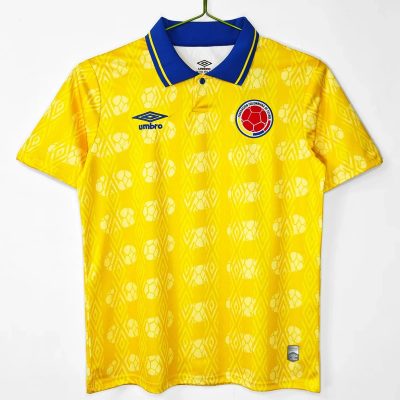 1994 Colombia Home Retro Soccer Jersey