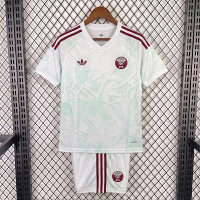 2026 Qatar Away Kids Soccer Jersey