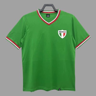 1970 Mexico Home Retro Soccer Jersey