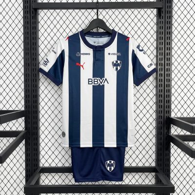 26/27 Monterrey Home Kids Soccer Jersey