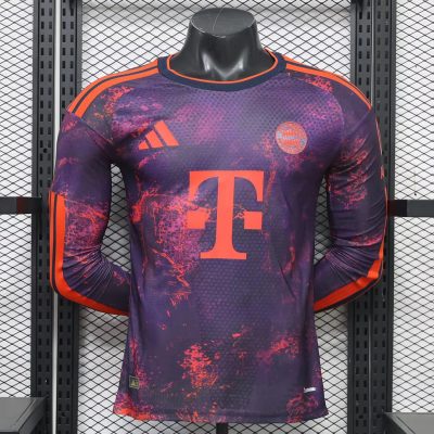 26/27 Bayern Munich Third Long Sleeve Player Version Soccer Jersey