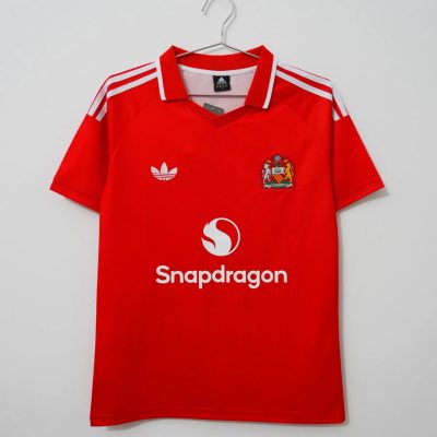 26/27 Manchester United Fourth 125 Years Anniversary Newton Heath LYR Red Soccer Jersey