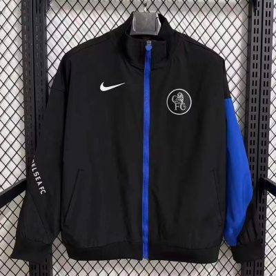 25/26 Chelsea Black Windbreaker