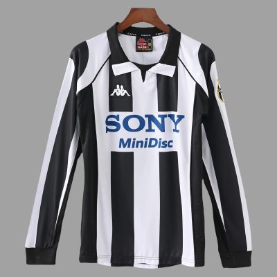 97/98 Juventus Home Long Sleeve Retro Soccer Jersey