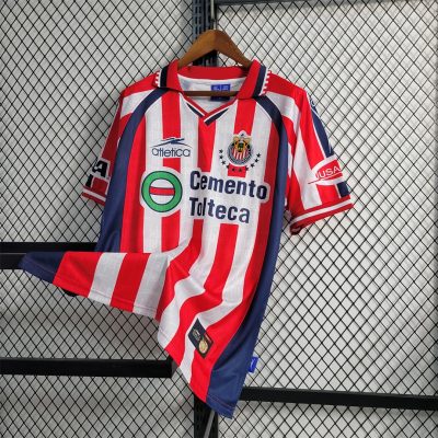 99/00 Chivas Home Retro Soccer Jersey