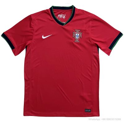 2024 Portugal home red soccer jersey yupoo