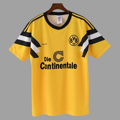 88/89 Dortmund DFB-Pokal Final Retro Soccer Jersey