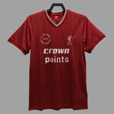 85/86 Liverpool Home FA Cup Winner Retro Soccer Jersey