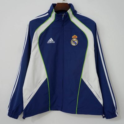 10/11 Real Madrid Blue White Windbreaker