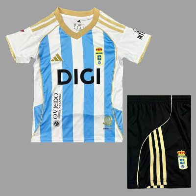 25/26 Real Oviedo Third Kids Soccer Jersey Size 16-28