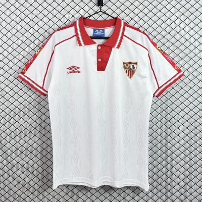 98/00 Sevilla Home Retro Soccer Jersey