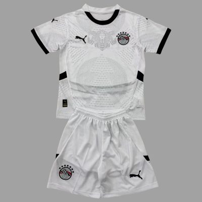 2025 Egypt Away Kids Soccer Jersey Size 16-28