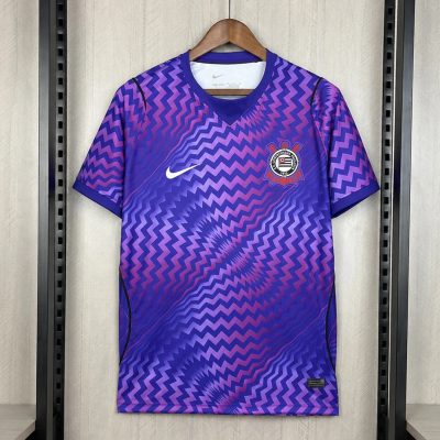 2026 Corinthians Goalkeeper 2 Purple Soccer Jersey