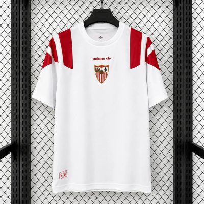 26/27 Sevilla EQT White Soccer Jersey