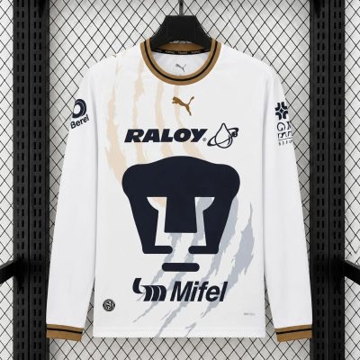 26/27 Pumas Away Long Sleeve Soccer Jersey
