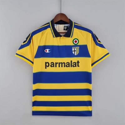 99/00 Parma Home Retro Soccer Jersey