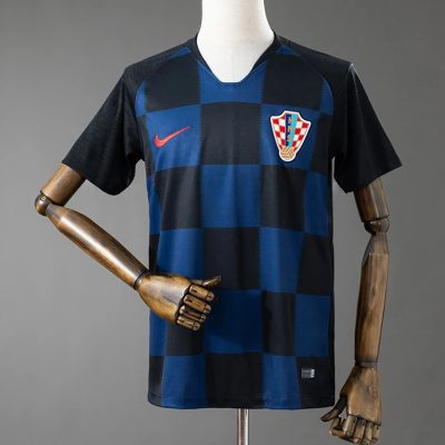 2018 Croatia Away Retro Soccer Jersey