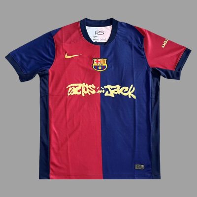 24/25 Barcelona Home Travis Scott Edition Soccer Jersey