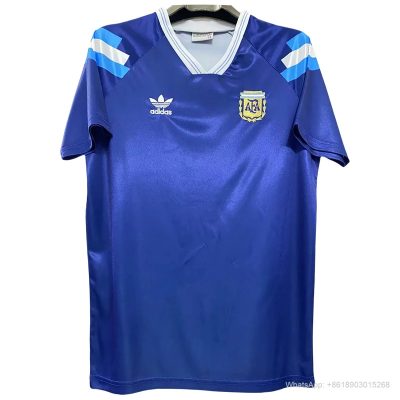 1991:1993 Argentina Away Retro Soccer Jersey