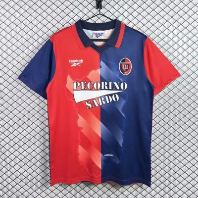 96/97 Cagliari Home Retro Soccer Jersey