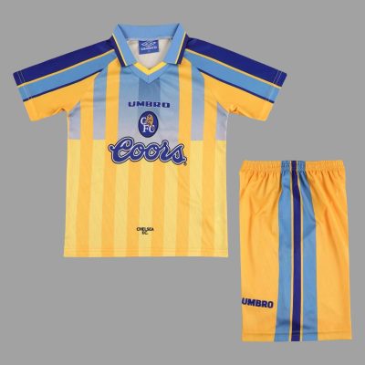00/08 96/97 Chelsea Away Kids Retro Soccer Jersey Size 16-28