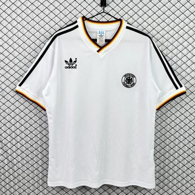1986 Germany Home Retro Soccer Jersey