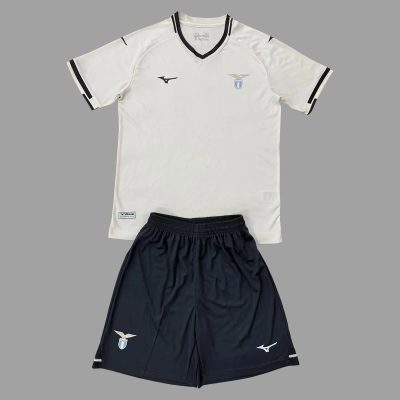 25/26 Lazio Away Kids Soccer Jersey Size 16-28