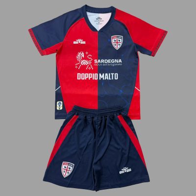 25/26 Cagliari Home Kids Soccer Jersey Size 16-28