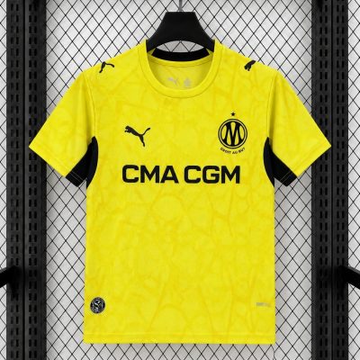 26/27 Marseille Goalkeeper Yellow Soccer Jersey