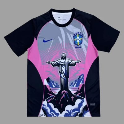 2026 Brazil JESUS Rose Soccer Jersey