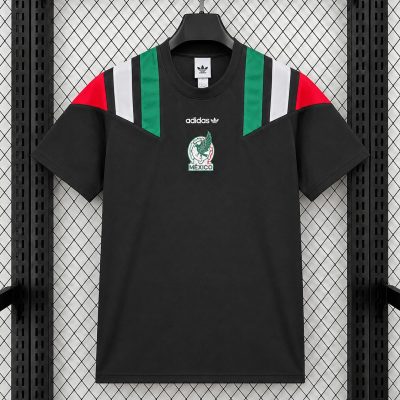 2026 Mexico EQT Iconic Black Retro Soccer Jersey