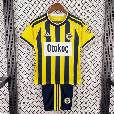 26/27 Fenerbahce Home Kids Soccer Jersey