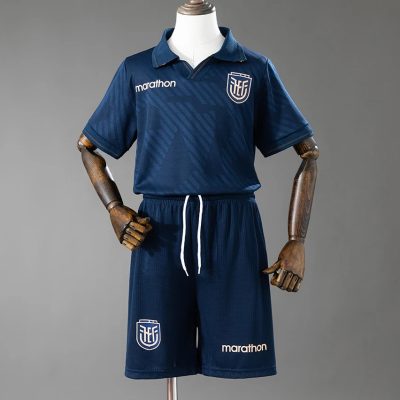 2026 Ecuador Away Kids Soccer Jersey Size 16-28