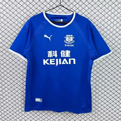 03/04 Everton Home Retro Soccer Jersey
