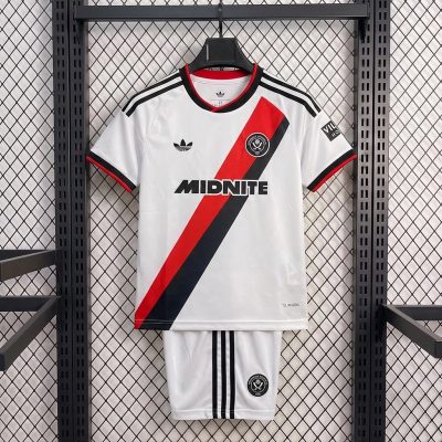 26/27 Sheffield United Away Kids Soccer Jersey