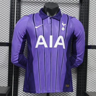 26/27 Tottenham Hotspur Third Long Sleeve Player Version Soccer Jersey