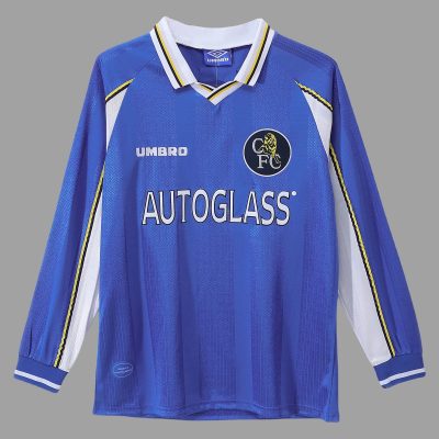 00/08 97/99 Chelsea Home Long Sleeve Retro Soccer Jersey