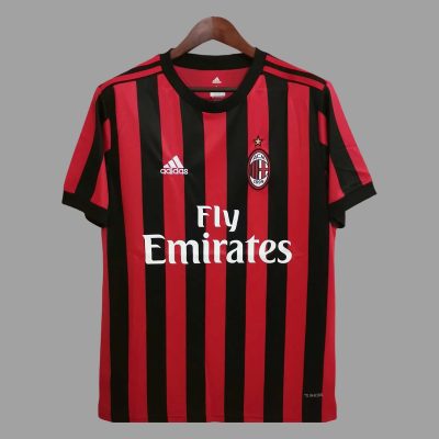 17/18 AC Milan Home Retro Soccer Jersey